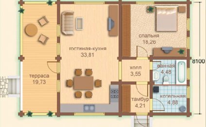 Планировка Домов из Бруса